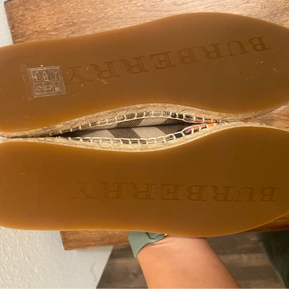Canvas check rainbow print espadrille Burberry - Picture 11 of 11